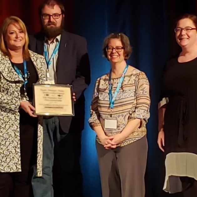 Image link of TMHC at CAA 2019 receiving award
