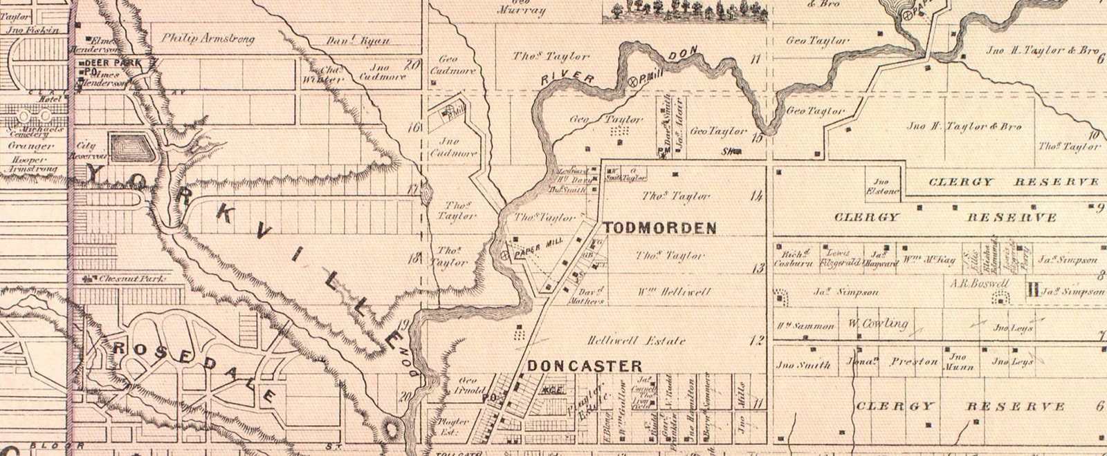York County Historical Atlas Map